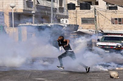 (Getty) مخيم جنين خلال العدوان